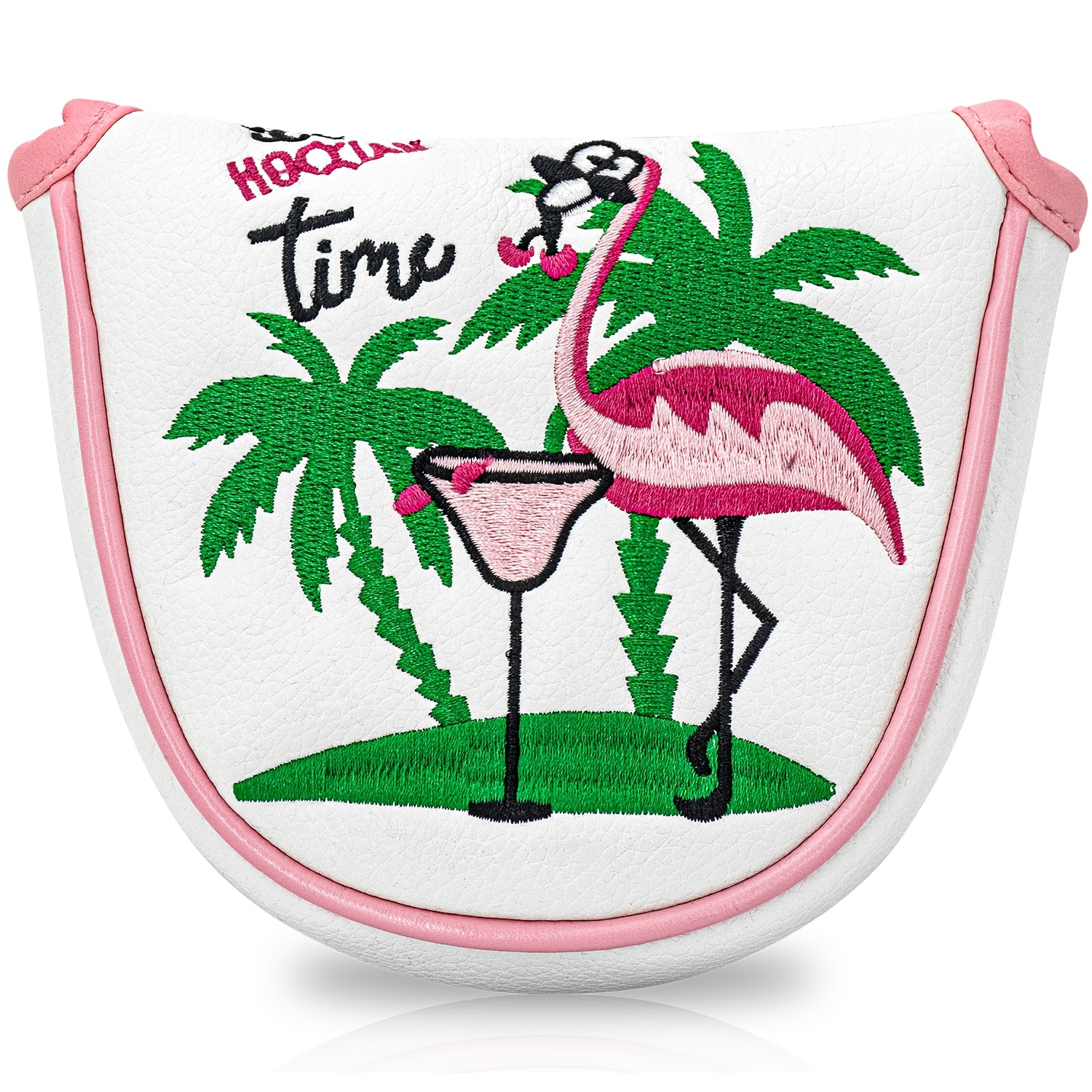Embroidery Designer - 1pc Flamingo Golf Club Headcover -