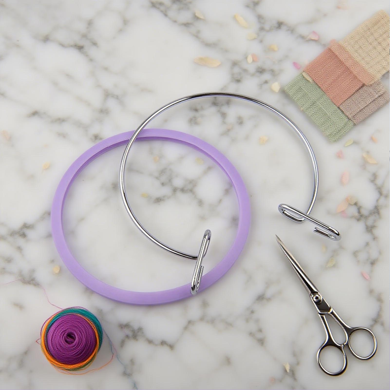 Hoop For Cross Stitching Metal - đánh giá và giá Embroidery In The Piece