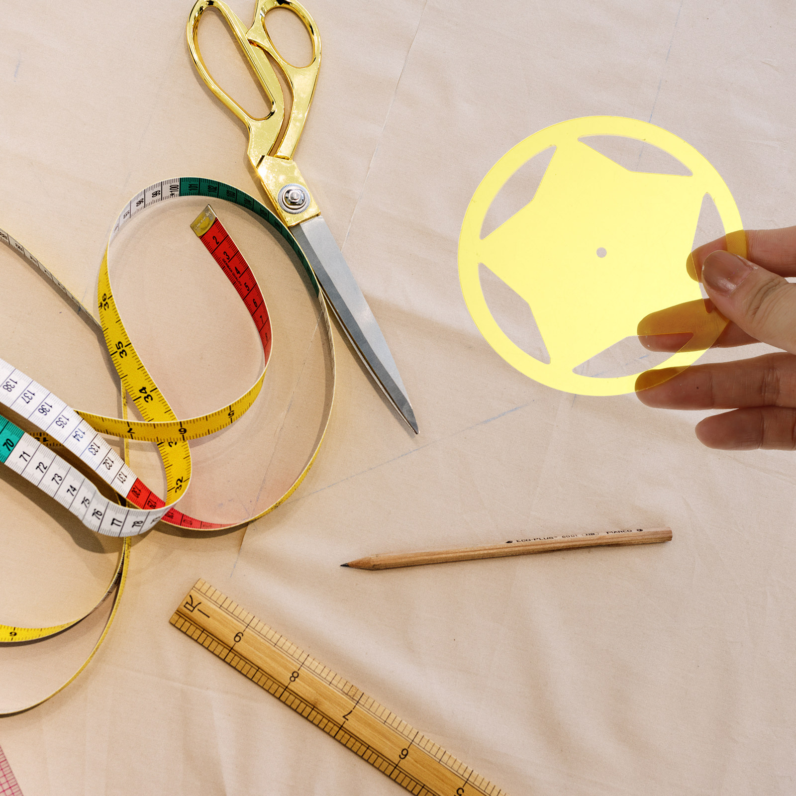 5Pcs Quilting Template Transpa - đánh giá và giá Embroidery Tools