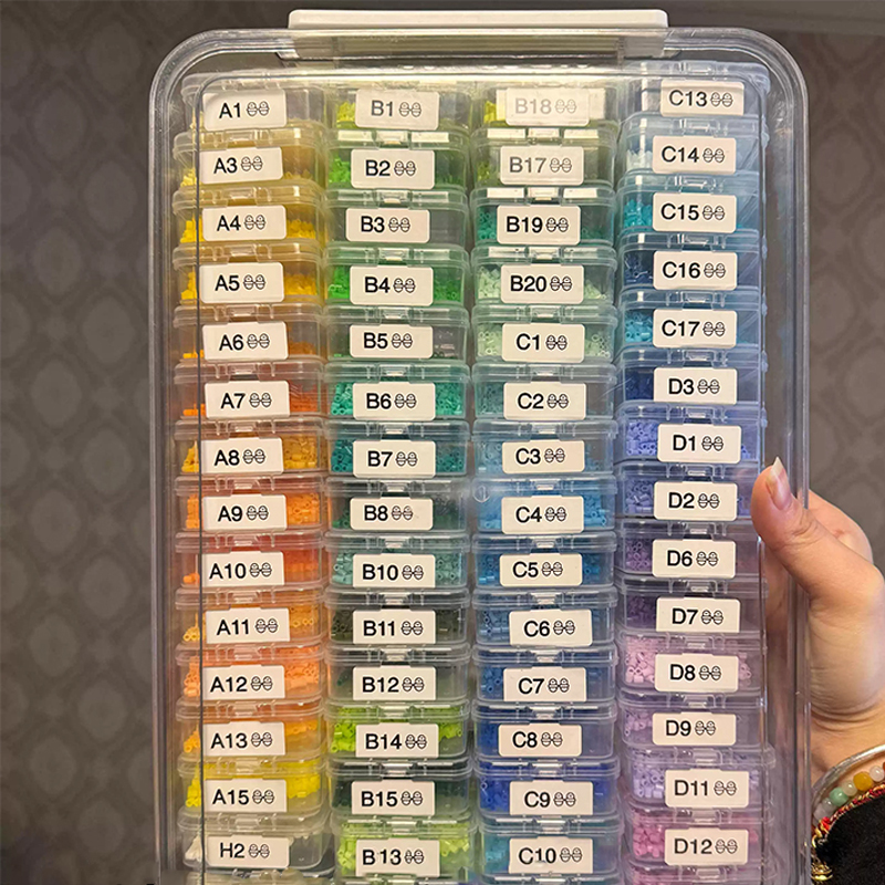 60pcs Transparent Plastic Stor - đánh giá và giá Embroidery Beads