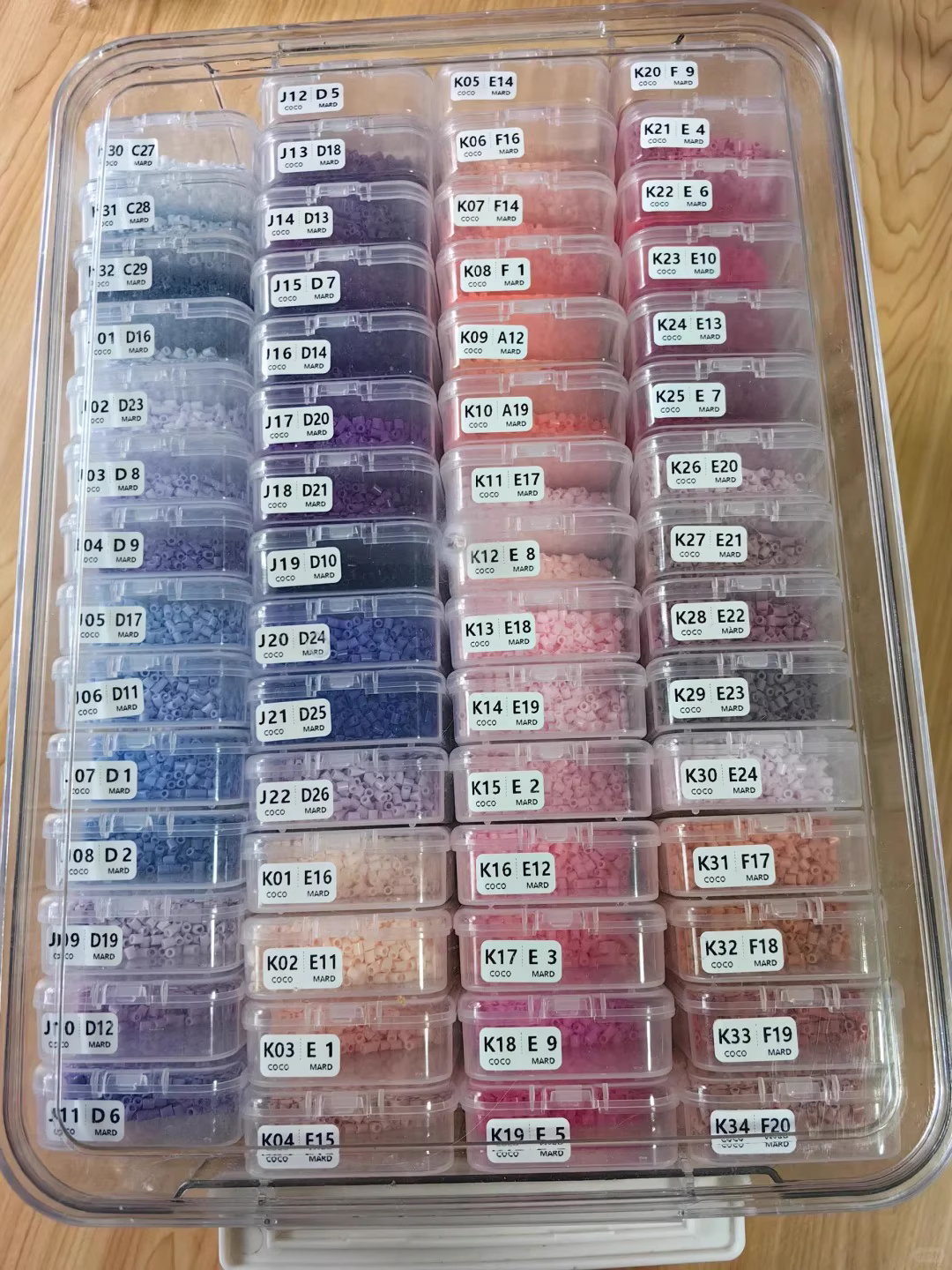 60pcs Transparent Plastic Stor - đánh giá và giá Embroidery Beads