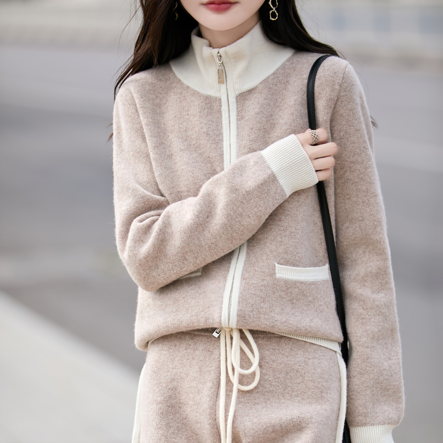 Luxury 100% Merino Wool Two Pi - đánh giá và giá Embroidery Cardigan