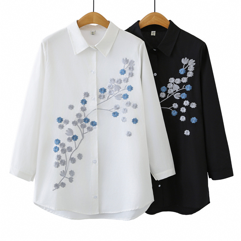 Women Plus Size Long Sleeve Co - đánh giá và giá Embroidery Cardigan