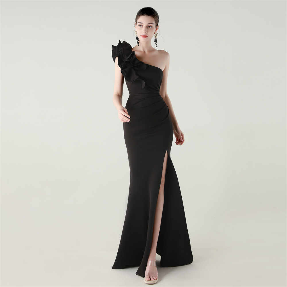 Elegant Evening Dress Women Me - đánh giá và giá Embroidery Beads