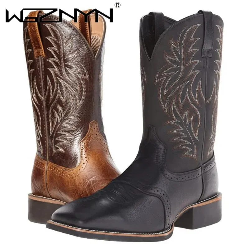 Men High Boots Embroidery Retr - đánh giá và giá Embroidery Designer