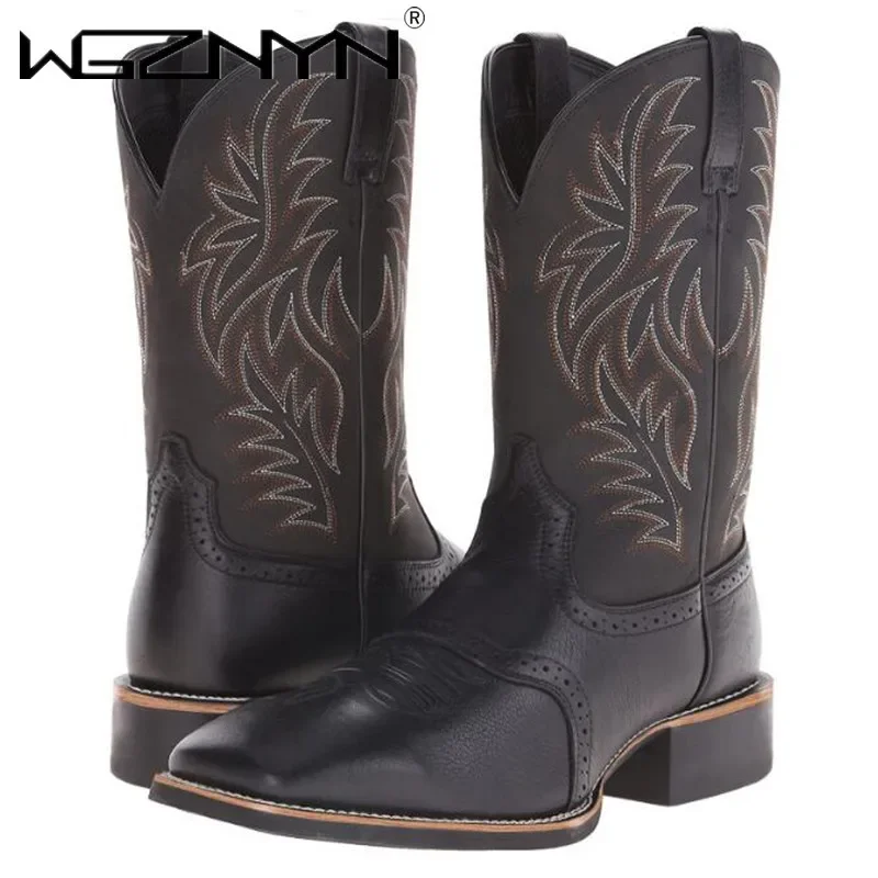 Men High Boots Embroidery Retr - đánh giá và giá Embroidery Designer