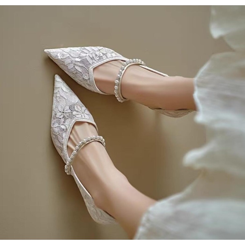Sexy Lace Embroidery High Heel - đánh giá và giá Embroidery Beads