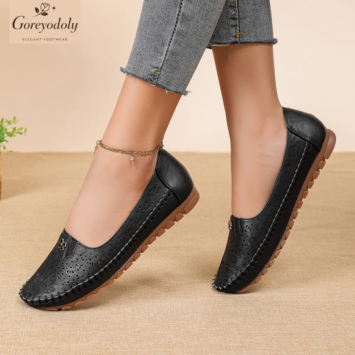 Goreyodoly women loafers flora - đánh giá và giá Embroidery Designer