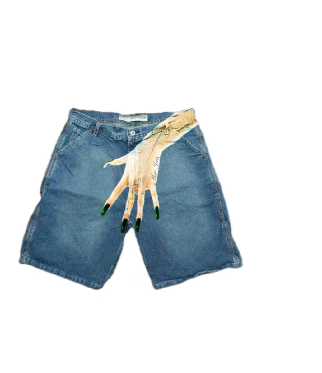 Deeptown Y2k Vintage Harajuku  - đánh giá và giá Embroidery Jeans