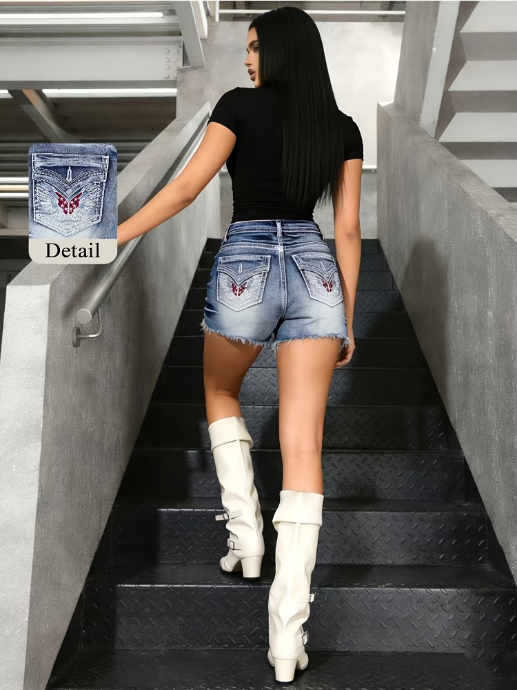 OIQERE 2026 New Vintage Washed - đánh giá và giá Embroidery Jeans