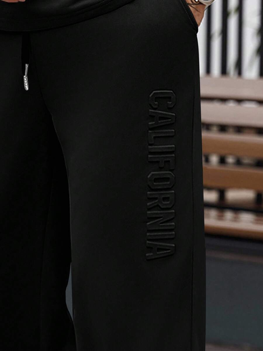 Mens Casual Solid Color Letter - đánh giá và giá Embroidery In The Piece