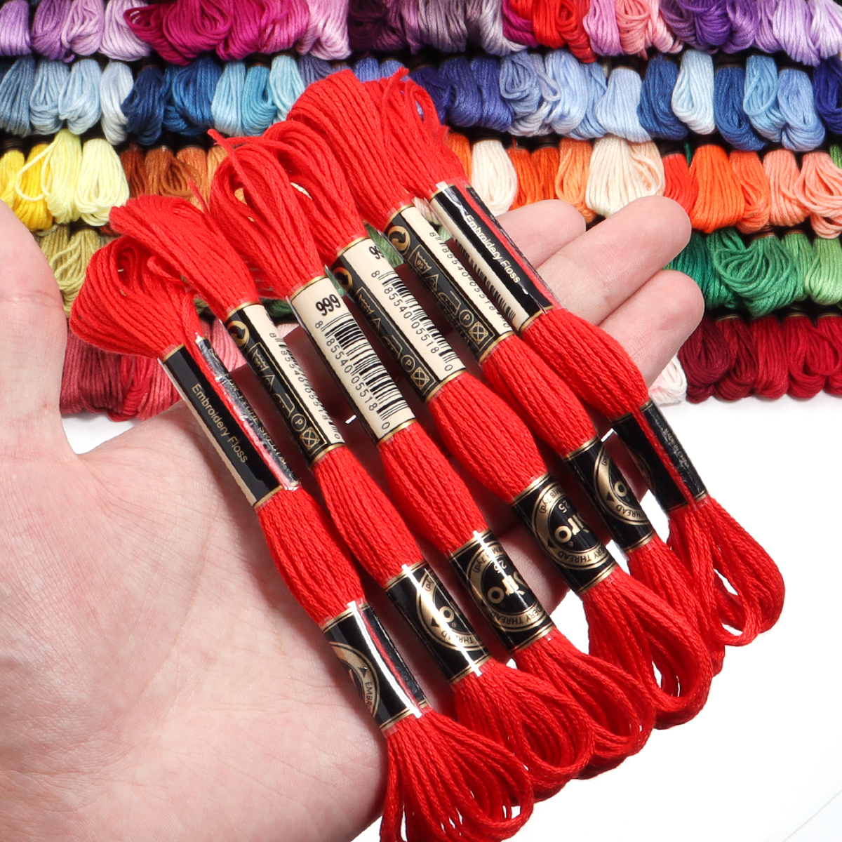 6Pcs/Lot Multicolor Polyester  - đánh giá và giá Embroidery Tools