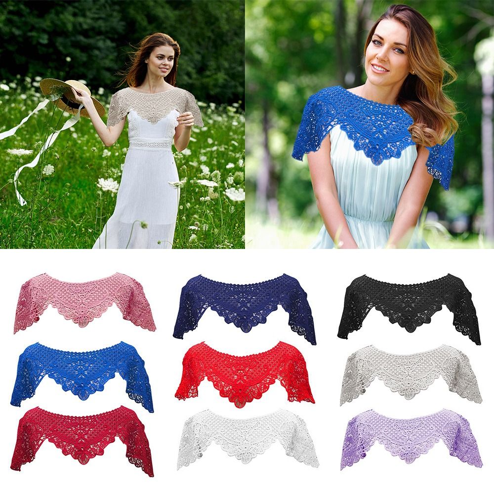 Lace Hollow Sunscreen Shawl Su - đánh giá và giá Embroidery Cardigan