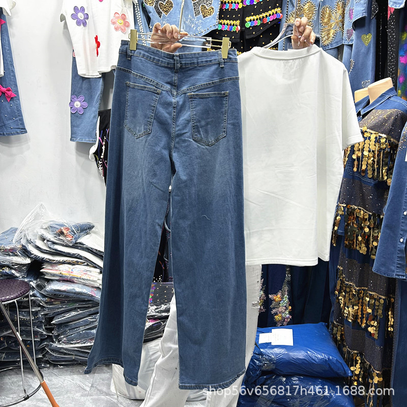 New Spring Summer Women Two-pi - đánh giá và giá Embroidery Jeans