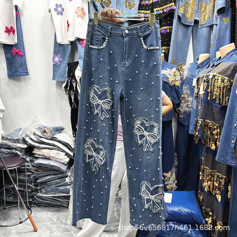 New Spring Summer Women Two-pi - đánh giá và giá Embroidery Jeans