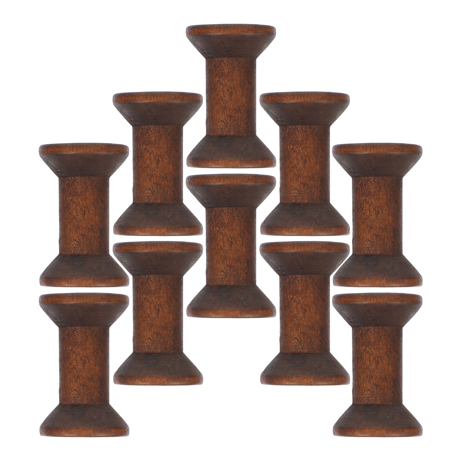 10Pcs Handcrafted Wooden Spool - đánh giá và giá Embroidery Ribbon