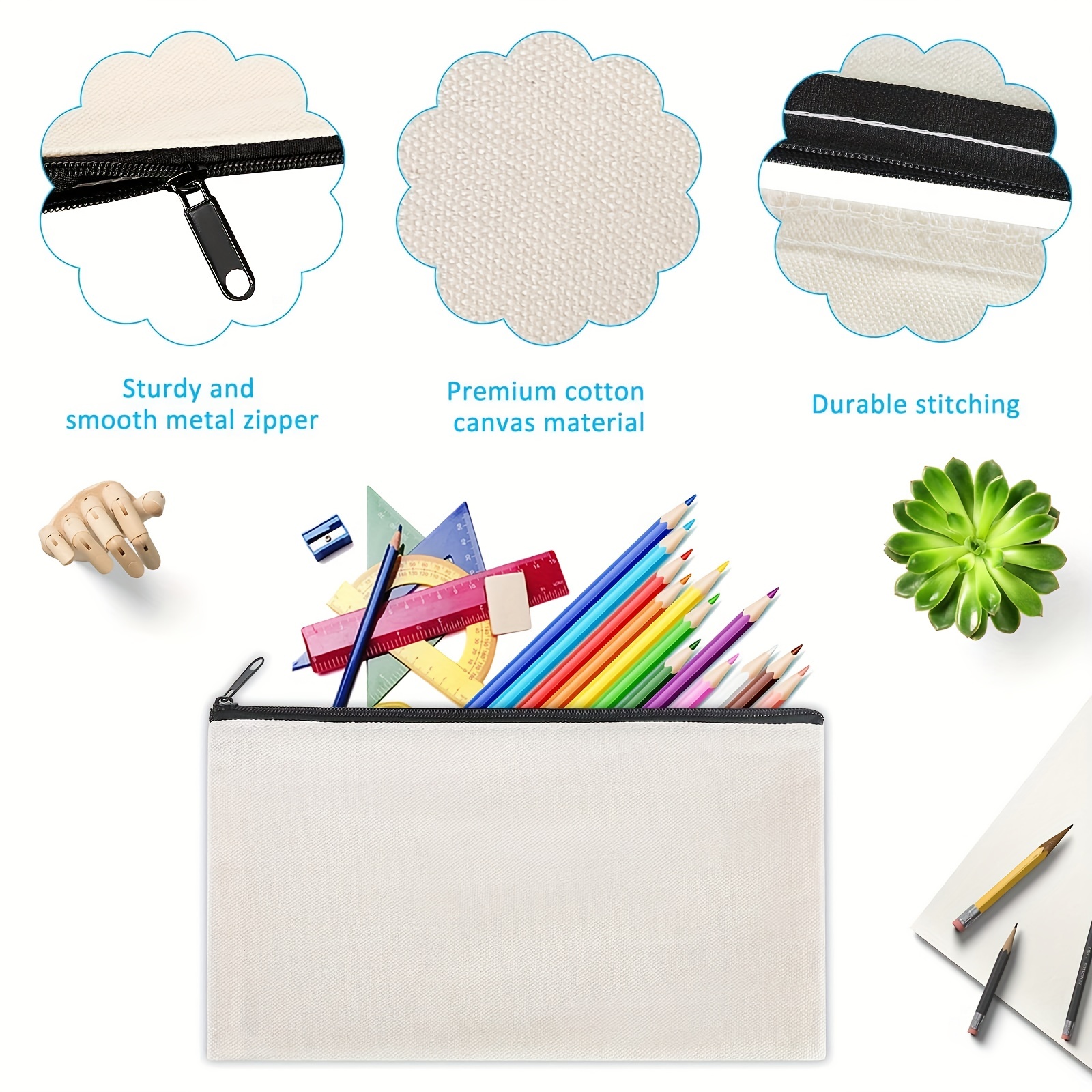 10pcs Blank Sublimation Canvas - đánh giá và giá Transfer Pen Ink