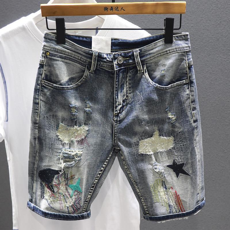Man Denim Shorts Selvedge Mult - đánh giá và giá Embroidery Jeans