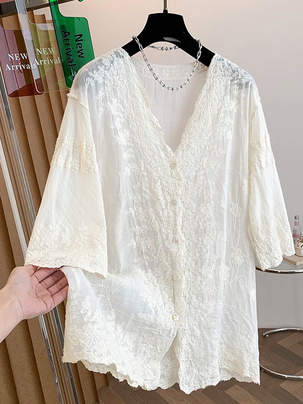 Women's Summer New Style Korea - đánh giá và giá Embroidery Cardigan