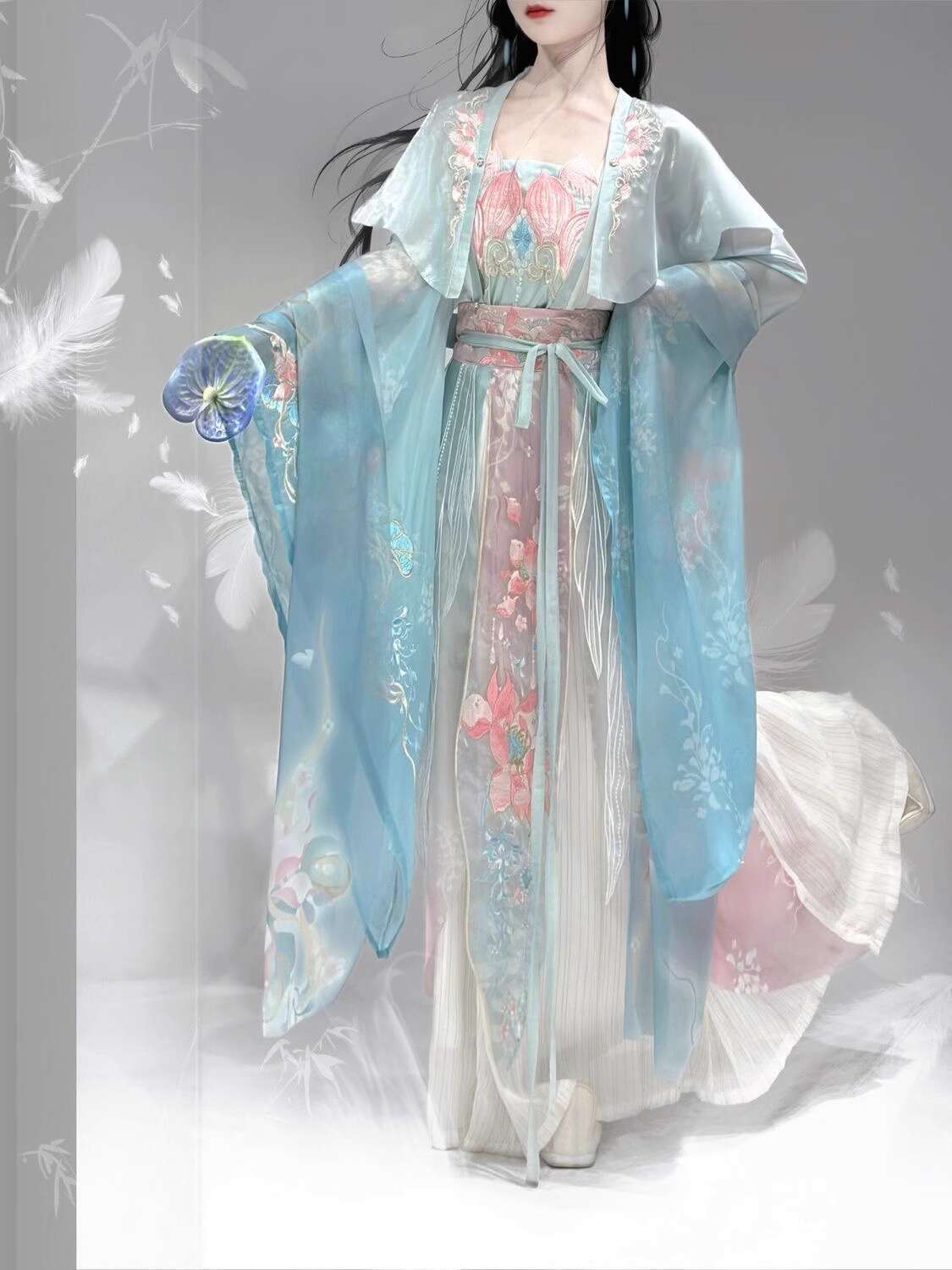 New Hanfu Wei Jinfeng Heavy In - đánh giá và giá Embroidery In The Piece
